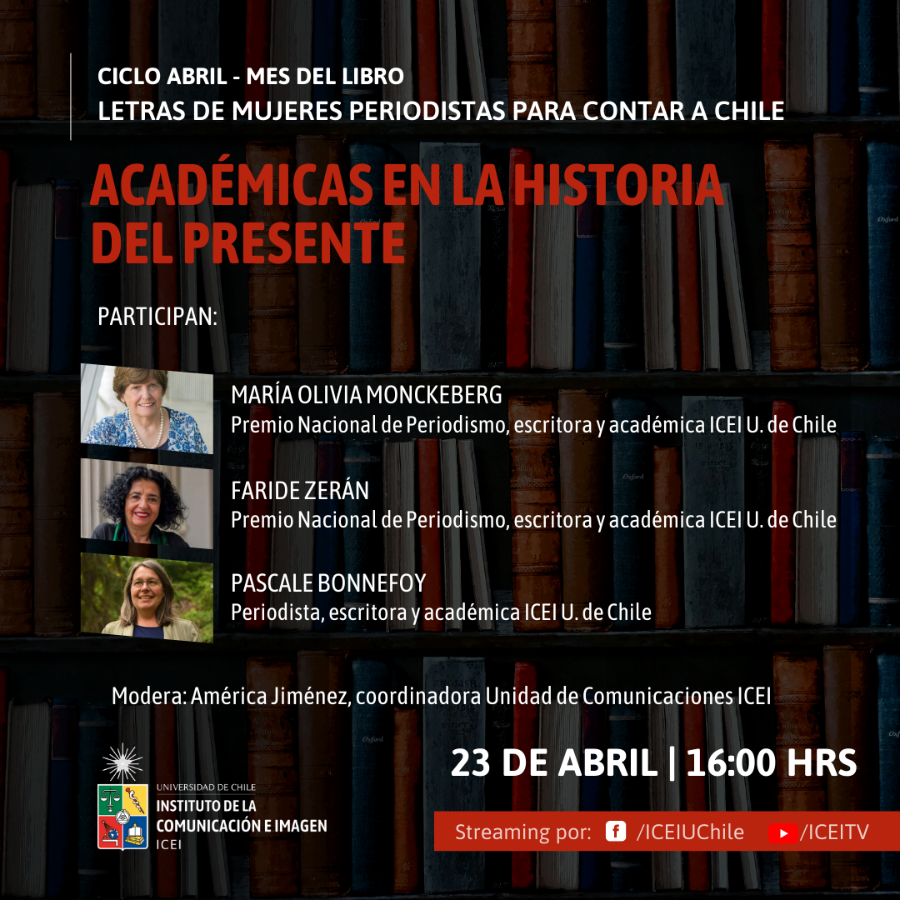 "Académicas en la historia del presente" se llevará acabo el 23 de abril.